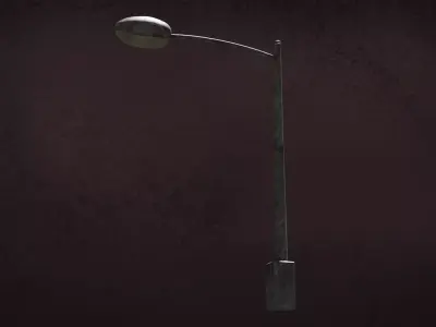 Lamp Street Light Post Series ModernUrbanLux LT1 N4 3D model