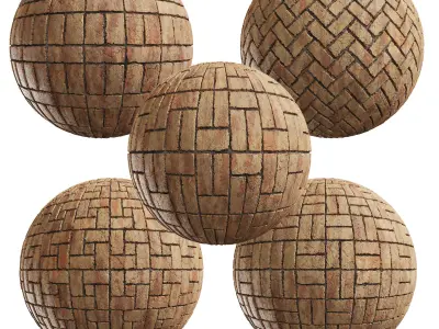 PBR Bricks 01 - Tileable 4K Texture Texture