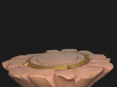 Fantasy platform 3D model