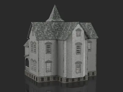 Old Abandoned House 3 3D model