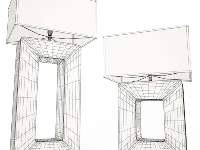 Table Lamps Sunset 3D model