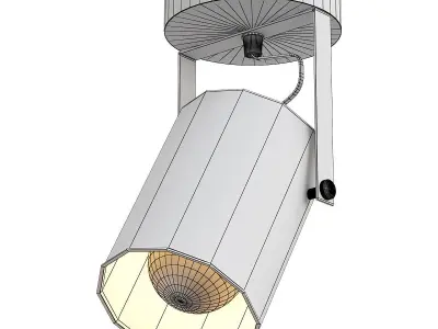 Stilfort-Neider light fixture with bulb 3D model