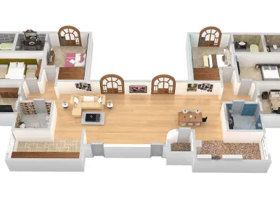 Floor plane  3D model