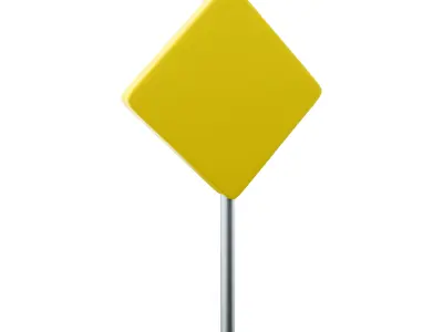 3d  svetofor  cartoon icon 3D model
