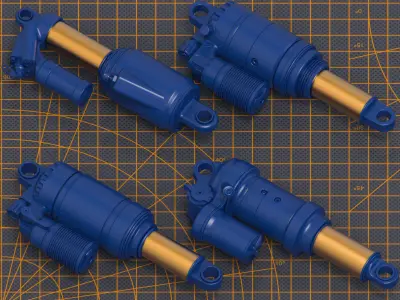 Mech Warrior Hard Surface Kitbash 13 of 20 3D model