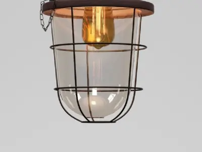 Hanging lamp LOFT HOUSE P-112 3D model