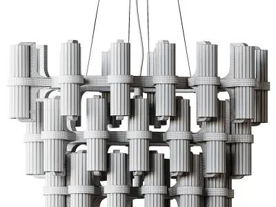 Soave Chandelier 3D model purchase