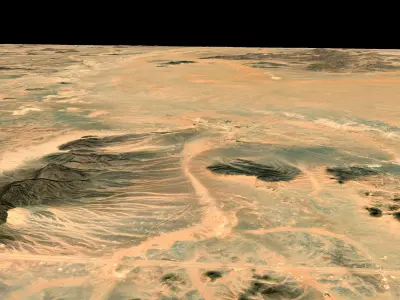 Mecca and the Red Sea coast of Saudi Arabia - tile n24 e42 3D model