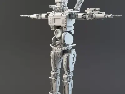 Chappie V2 Highpoly 3D model