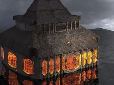 Lizard man Town Hall 5 3D model
