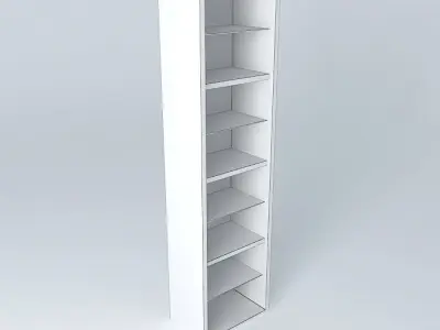 Shelf Cabinet DOORS HREGO 22 6 BRW Milano Oak 3D model