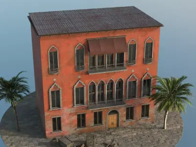 Italian house 3D model buy