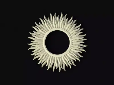 rosette dekor 3D model 18