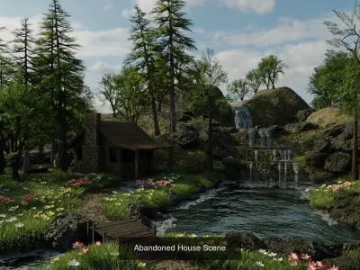 Exterior Nature Scene Collection 3D Model Pack