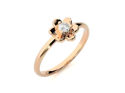 Women ring 3D print model 136