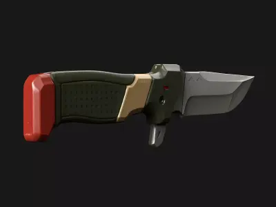 Knife Sci Fi J012023 3D model