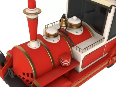 Tourist Train 3D model