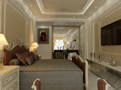 max-3ds-fbx-obj-  interior -rhino - 3d max2015 - corona  3D model