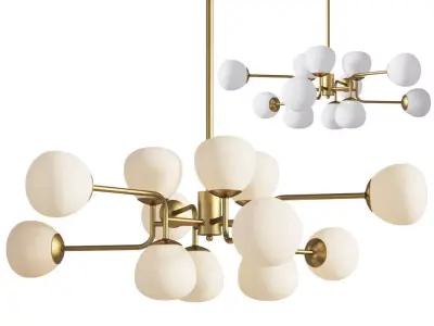 Chandelier 6 Pendant Lamp Erich Maytoni  3D model