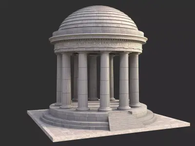 District of Columbia War Memorial 3D model