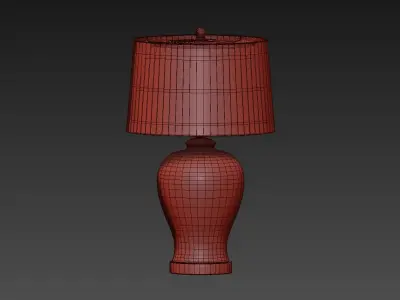 Hadley Ceramic Table Lamp 3D model