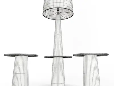 Floor Lamps Tablestosca 3D model
