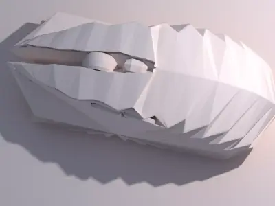 Computer peripheral  --  Simple RGB mouse  --  Low-poly Low-poly 3D model