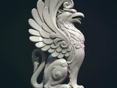 Griffon griffin 3D print model