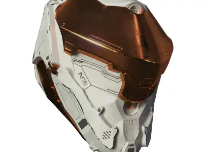 Si-Fi Helmet 3D model