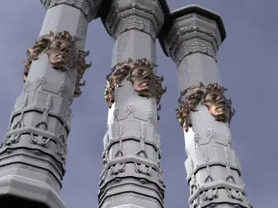 Angel Pillar 5 3D model