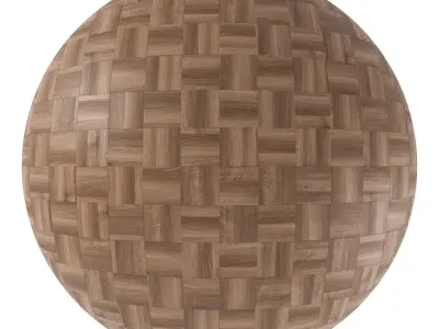 Parquet - Laminate - Wooden floor 4 in 1 3D model 3