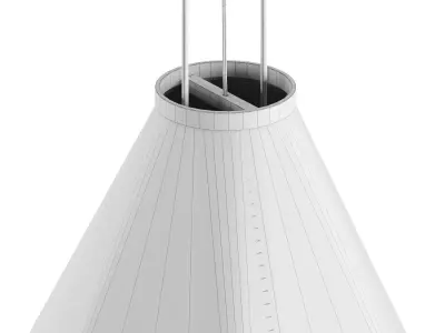 Akari 13A Floor Lamp by Vitra 3D model