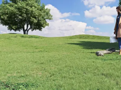 Realistic Grass Pack - CGrass v2 3D model