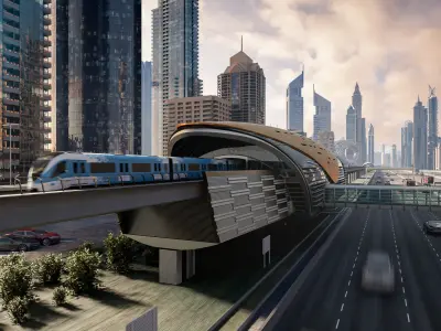 Dubai City 3D model 3D model