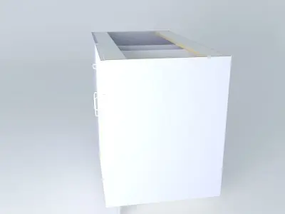 BB2D1D kitchen cabinet Free 3D model