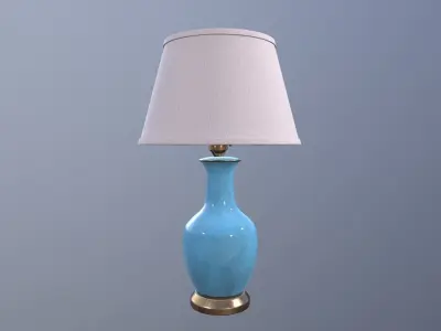 Table Lamp Game Ready Low-poly 3D model