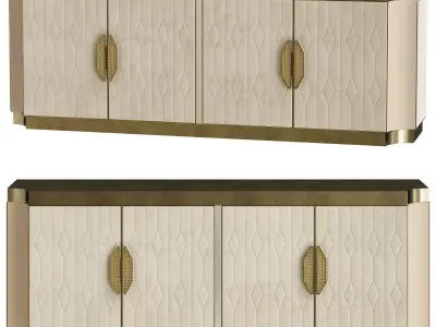 SAVOY BUFFET SIDEBOARD Low-poly 3D model