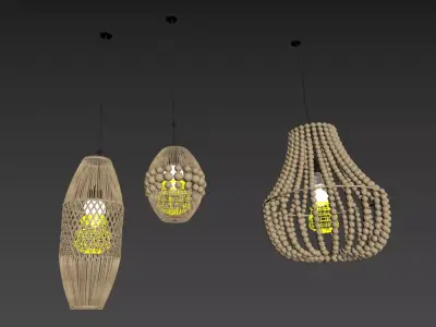 pendant lights 3D model