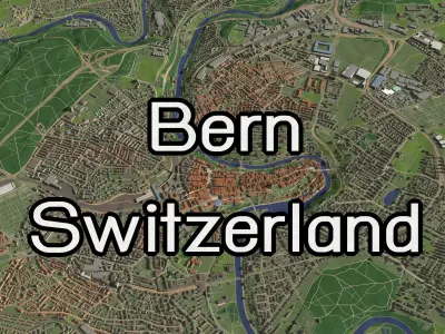 Switzerland - city and urban 3D Model Pack