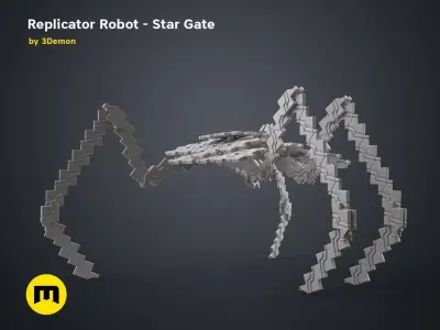 Replicator Robot - Star Gate 3D print model