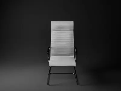 Office Chair modern Low-poly 3D model