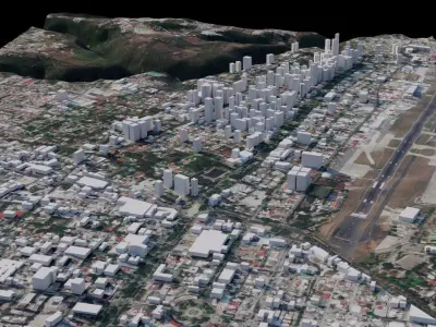 Guatemala City - Guatemala 3D model