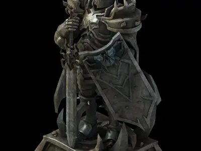 Evil Creator - Stone - Advanced Death Knight 04 3D model