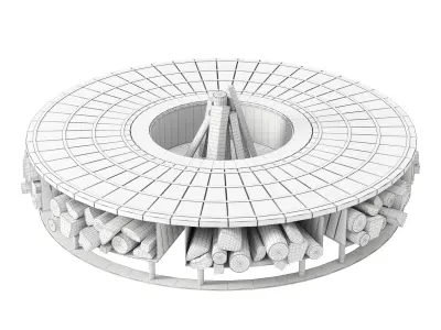 Fire Pit 08 3D model