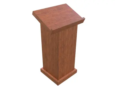 Lectern v1 001 Low-poly 3D model