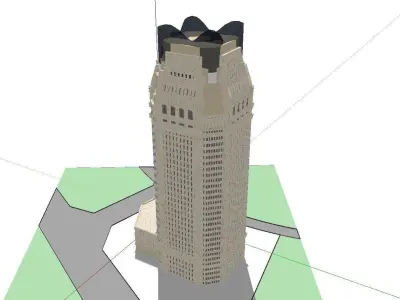 vacation spot-Resort-Fashion Leisure Hotel-0112 3D model