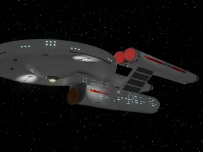 Arizona Class Battleship 3D model