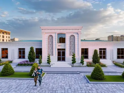 MOSQUE BUILDING 3D model