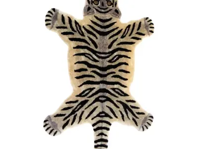 Bengal Tiger Rug 3D model