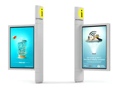 Digital Billboard 3D model